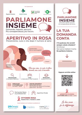 APERITIVO IN ROSA: PREVENZIONE, CURA E VITA DOPO IL TUMORE AL SENO 